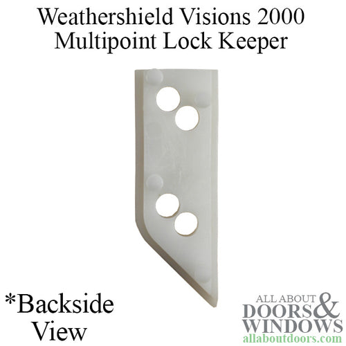 Weathershield Visions 2000 Multipoint Lock Keeper - RH - Weathershield Visions 2000 Multipoint Lock Keeper - RH