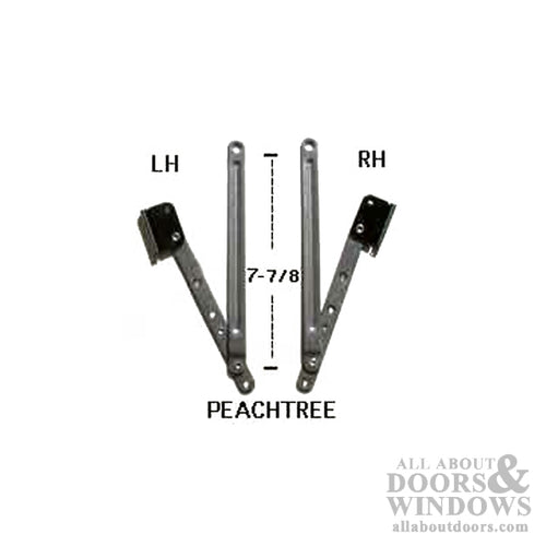 Peachtree Casement Hinge, Top , Type B, RH - Peachtree Casement Hinge, Top , Type B, RH