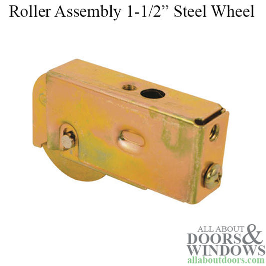 Sliding Door Roller With Plain Back Housing 1.5 Inch Single Wheel Door Roller