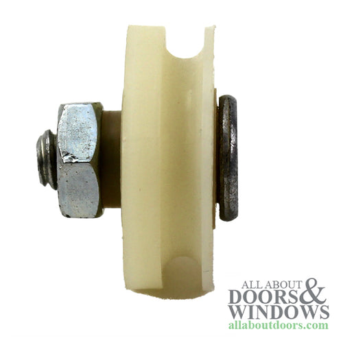 Bottom Mount Roller Assembly with 1 Inch Nylon Wheel Diameter for Sliding Screen Doors - Bottom Mount Roller Assembly with 1 Inch Nylon Wheel Diameter for Sliding Screen Doors
