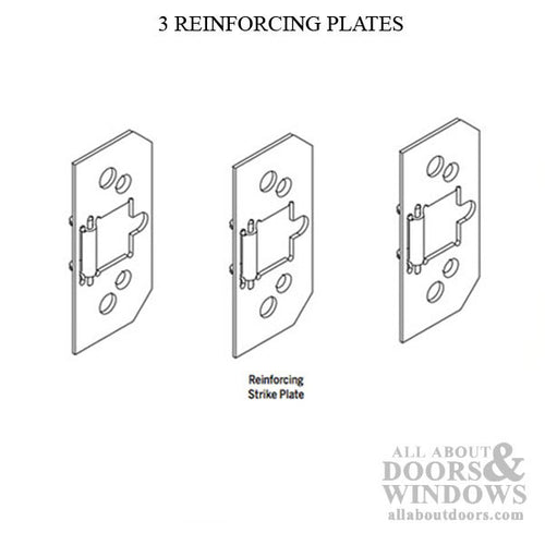 Trilennium Reinforcing plate w/ roller - 3 pack - Trilennium Reinforcing plate w/ roller - 3 pack