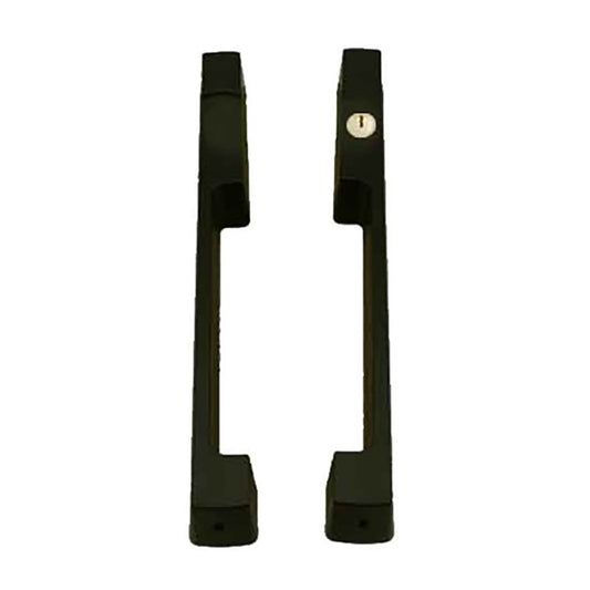 HOPPE Dallas Series Sliding Door Handle Set for HLS9000 Multipoint Locking System Keyed Left Hand