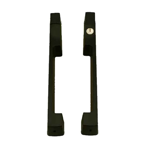 HOPPE Dallas Series Sliding Door Handle Set for HLS9000 Multipoint Locking System Keyed Left Hand - HOPPE Dallas Series Sliding Door Handle Set for HLS9000 Multipoint Locking System Keyed Left Hand