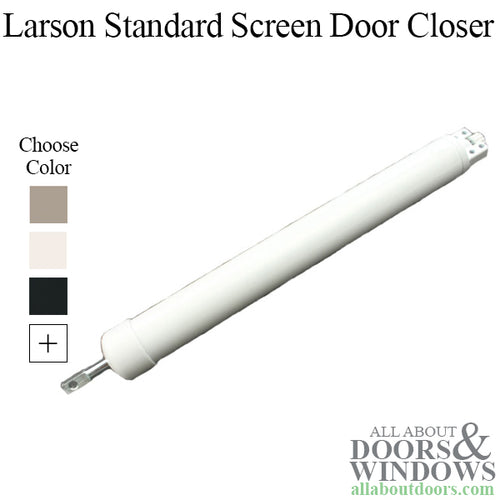 Larson Standard Screen Door Closer - Choose Color - Larson Standard Screen Door Closer - Choose Color