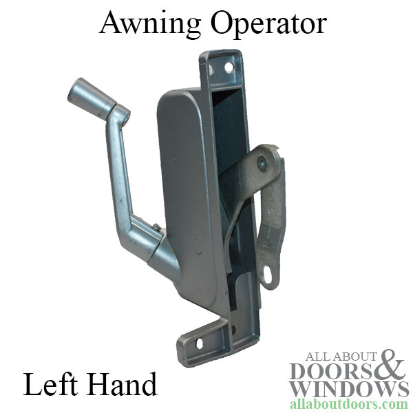 Awning Operator for Ware Windows - Left - Aluminum - Awning Operator for Ware Windows - Left - Aluminum