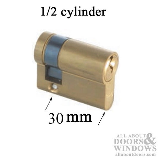 40mm (5mm/10mm/30mm) 1/2 Cylinder - No Thumb