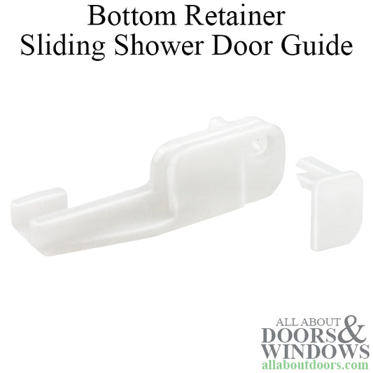 Guide, Bottom Retainer,  Sliding Shower Door Panel