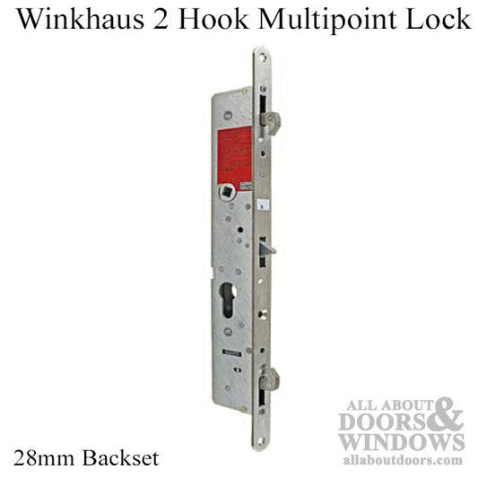 Winkhaus 2 Hook Multi-Point Lock for Sliding Patio Door - 28 mm