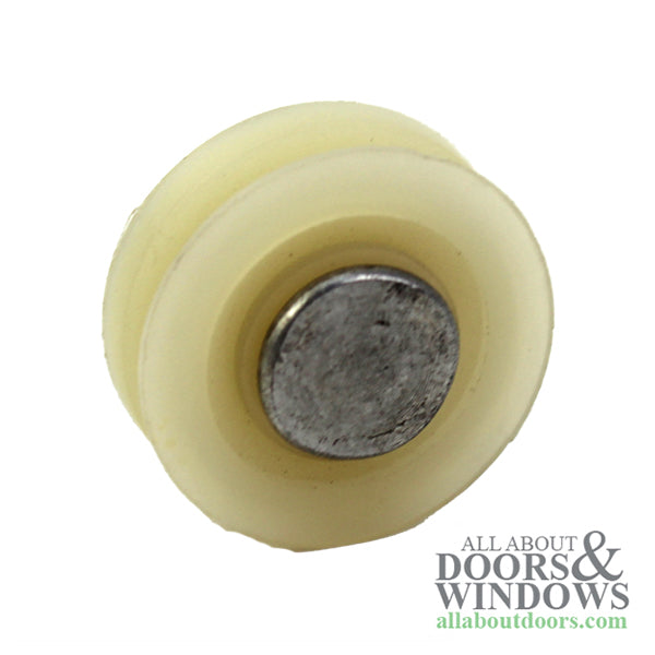 Bottom Mount Roller Assembly with 1 Inch Nylon Wheel Diameter for Sliding Screen Doors - Bottom Mount Roller Assembly with 1 Inch Nylon Wheel Diameter for Sliding Screen Doors