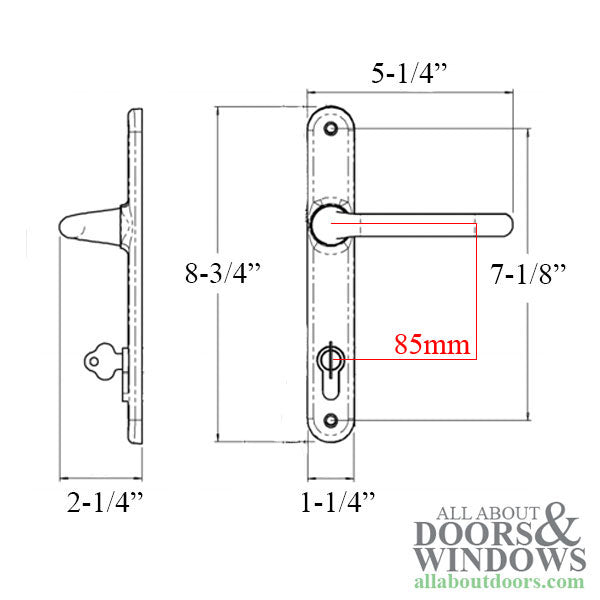 Summit Active Handle Kit for 1-3/4