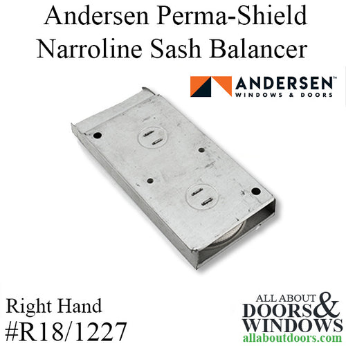 Andersen Perma-Shield Narroline Double-Hung Sash Balancer - R18 / 1227 - Andersen Perma-Shield Narroline Double-Hung Sash Balancer - R18 / 1227