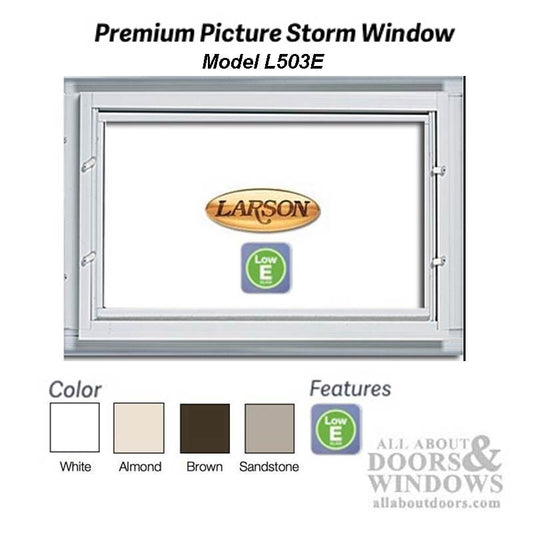 Larson Premium Picture window, Low-E Glass