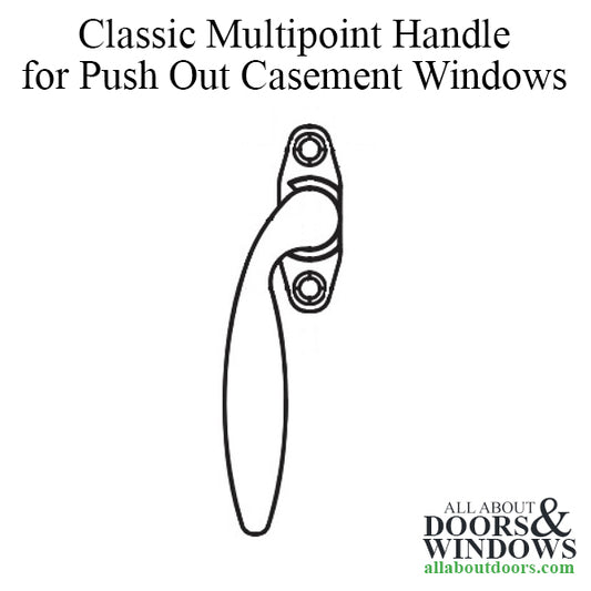 Truth 60.00.13.002 Classic multipoint handle push out casement windows, RH