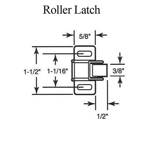 RV Screen Door Roller Catch - RV Screen Door Roller Catch