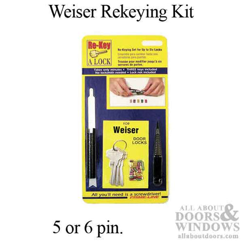 Weiser Keying Kit, 3 keys - Weiser Keying Kit, 3 keys