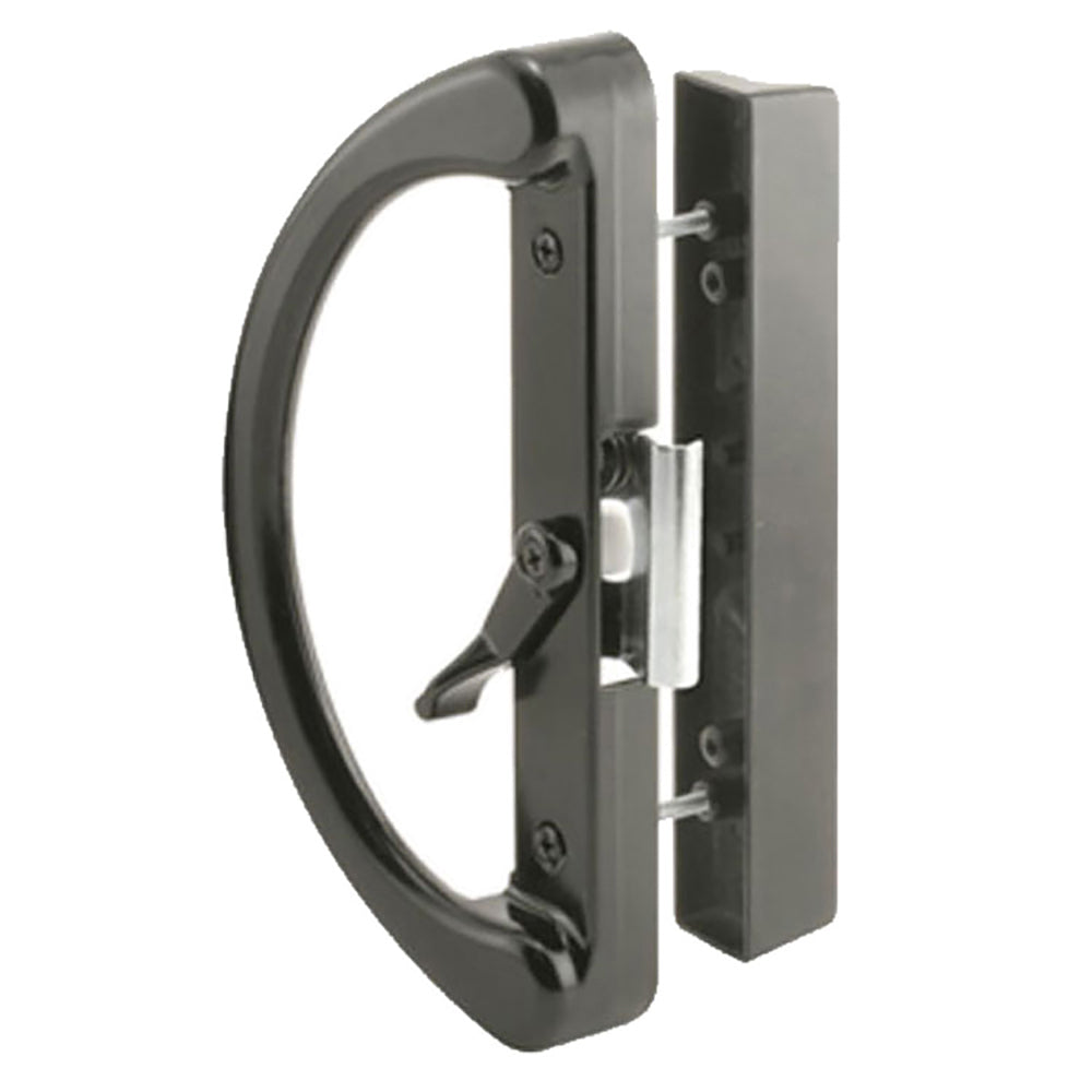 Sliding Patio Door Dual Clasp Diecast Handle Set for Sliding Patio Door Black - Sliding Patio Door Dual Clasp Diecast Handle Set for Sliding Patio Door Black