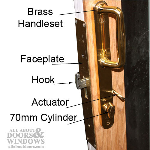 GLW Multi-Point Lock body, 3-point hook Sliding Door - GLW Multi-Point Lock body, 3-point hook Sliding Door