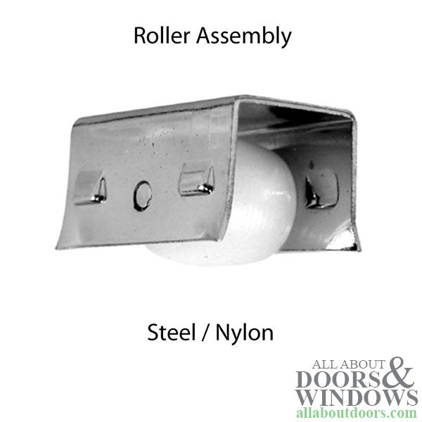 Roller Assembly (Convex) - Sliding Windows, Showcase / Storm - Steel / Nylon - Roller Assembly (Convex) - Sliding Windows, Showcase / Storm - Steel / Nylon