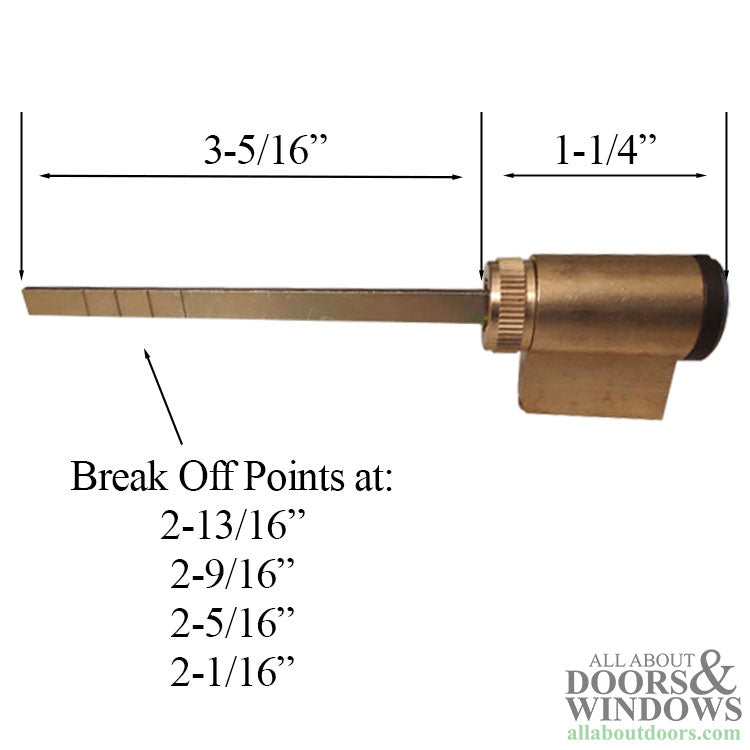 Schlage Cylinder Lock with 3-1/2