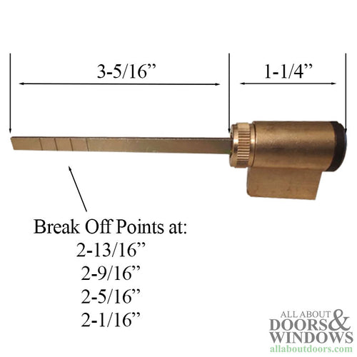 Schlage Cylinder Lock with 3-1/2