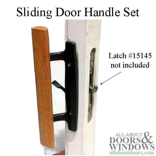 Sliding Patio Door Handle Set 3-15/16