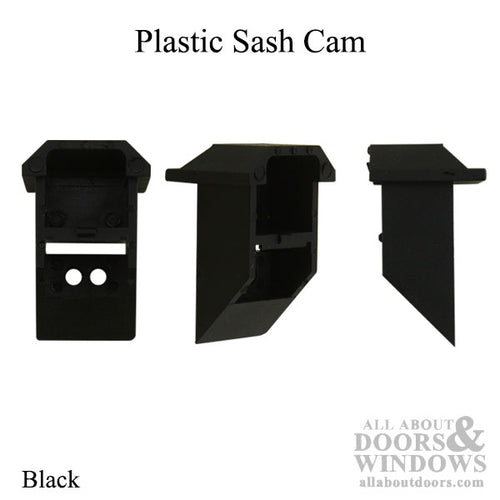 Plastic Sash Cam for  C-500 Thermal Break Windows - Black - Plastic Sash Cam for  C-500 Thermal Break Windows - Black