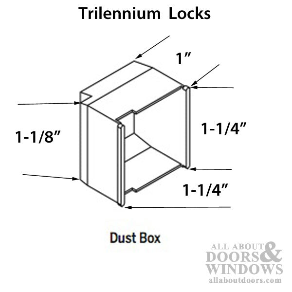 Trilennium Dust box,  3 pack - Black - Trilennium Dust box,  3 pack - Black