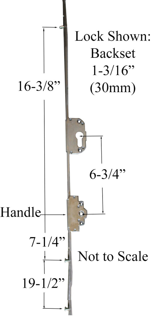 G-U Hinged Door Tilt & Turn Lockable Drive Gear - Choose Backset - G-U Hinged Door Tilt & Turn Lockable Drive Gear - Choose Backset