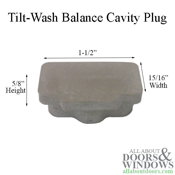 Andersen Tilt-Wash Balance Cavity Foam Plug - Andersen Tilt-Wash Balance Cavity Foam Plug