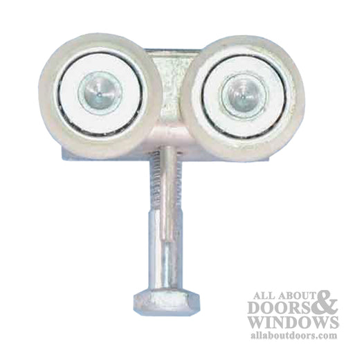 Roller Assembly, Mirror Door, 7/8 inch Flat Wheel - Roller Assembly, Mirror Door, 7/8 inch Flat Wheel