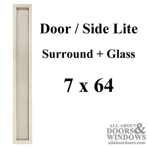 Therma-Tru 7 X 64 X 1/2 1-Lite  Surround W/Glass   door lite - Therma-Tru 7 X 64 X 1/2 1-Lite  Surround W/Glass   door lite