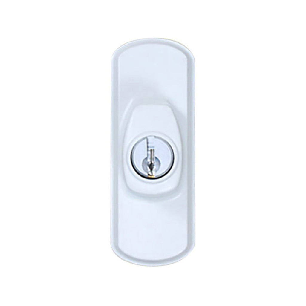 Andersen Frenchwood Gliding Doors - Lock Assembly - Albany - Exterior - Left - White - Andersen Frenchwood Gliding Doors - Lock Assembly - Albany - Exterior - Left - White