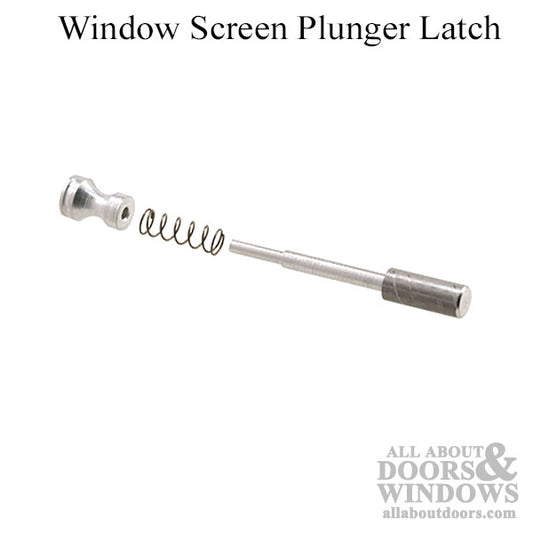 Window Screen Plunger Pin, Nylon, 1-1/2” Long , Set of 4