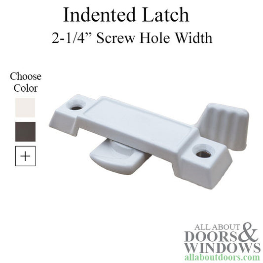 2-1/4 Inch Sash Lock with 3/8 Inch Latch Projection - Choose Color