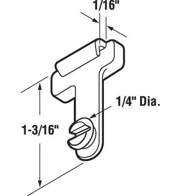 Guide - Sliding Patio Door, Nylon - Guide - Sliding Patio Door, Nylon