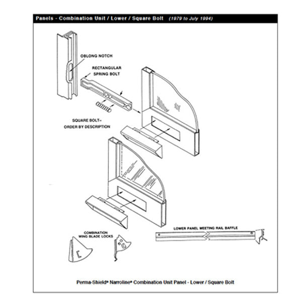 Lift Handle - Andersen Perma-Shield Narroline window - Stone - Lift Handle - Andersen Perma-Shield Narroline window - Stone