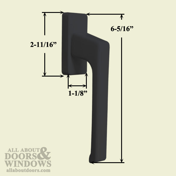 Tilt & Turn Dirigent-F Inside Handle, 7 x 29mm spindle - Tilt & Turn Dirigent-F Inside Handle, 7 x 29mm spindle