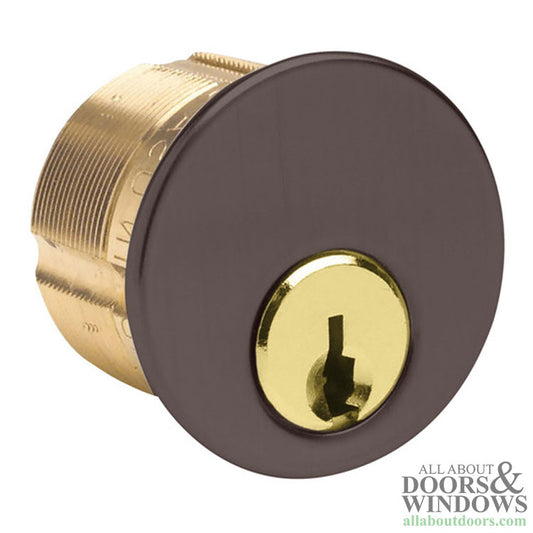 Mortise Cylinder, 1-1/8 Schlage 6-Pin SC4 - Oil Rubbed Bronze