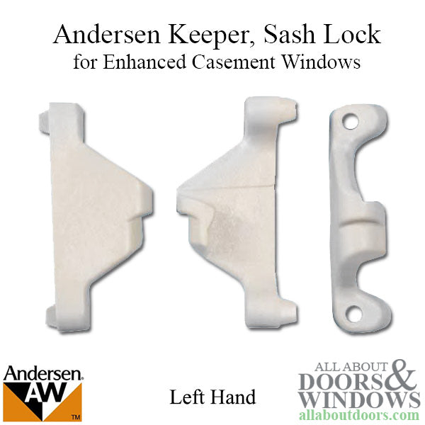 Andersen Keeper, Sash Lock, Enhanced Casement- LH - Andersen Keeper, Sash Lock, Enhanced Casement- LH