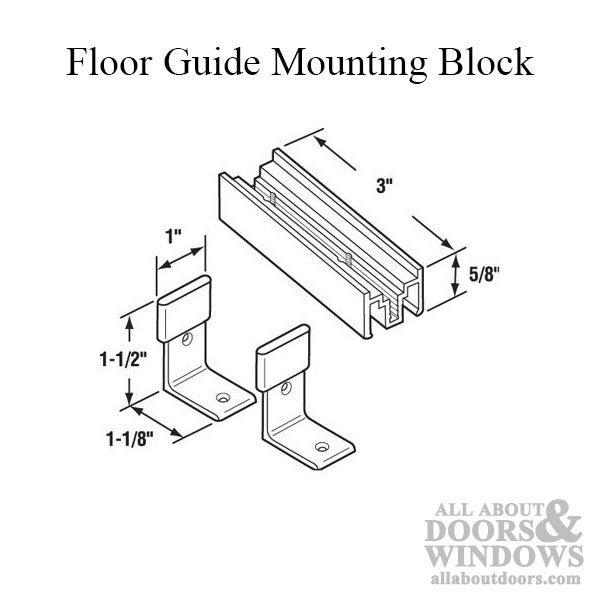 Floor Guide Mounting Block - Floor Guide Mounting Block