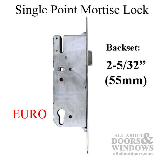 G-U Monolock 55/92 Euro Single Point Mortise Lock (SPL) - Stainless Steel