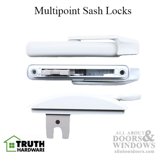 Multi-point sash lock,1-3/8 Fork, Non-Handed, Maxim - Choose Color