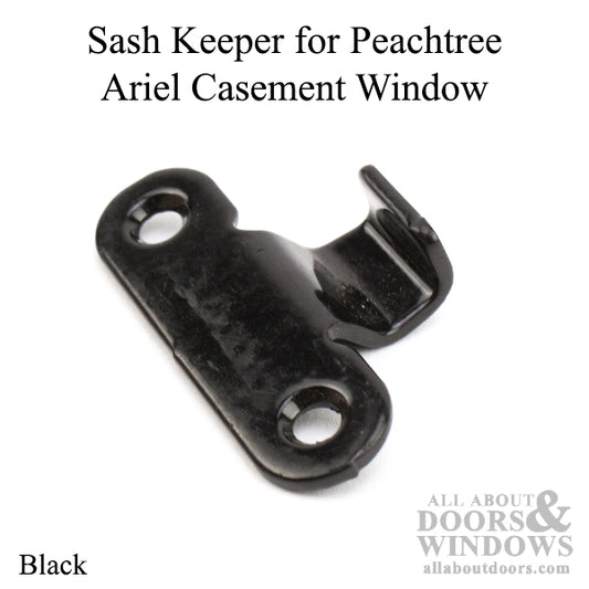 Sash Keeper for Peachtree Ariel Casement Window - Black