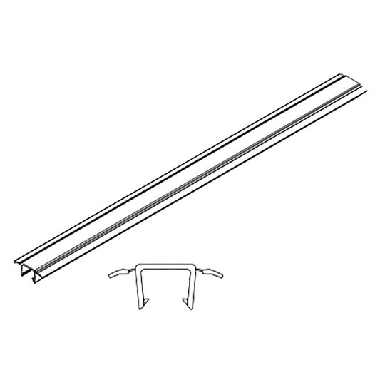Head Jamb Frame Weatherstrip 104.386" Beige