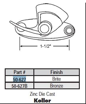 Sweep Latch,  1-1/2 inch, New Style, Keller - Sweep Latch,  1-1/2 inch, New Style, Keller