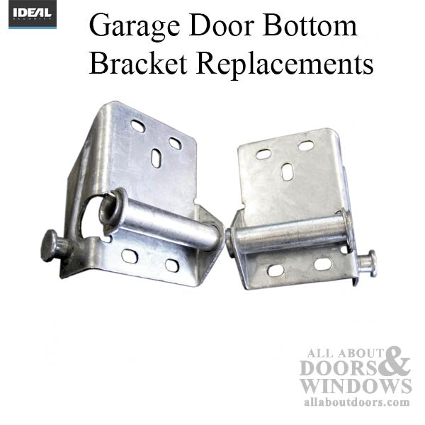 Ideal Security Bottom Bracket Replacement, Left and Right for Garage Door - Ideal Security Bottom Bracket Replacement, Left and Right for Garage Door