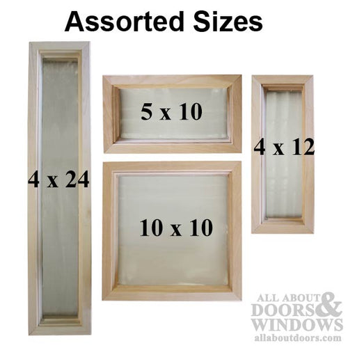 Wood Frame Door Lite 6 x 30 Single Pane Glass - Wood Frame Door Lite 6 x 30 Single Pane Glass