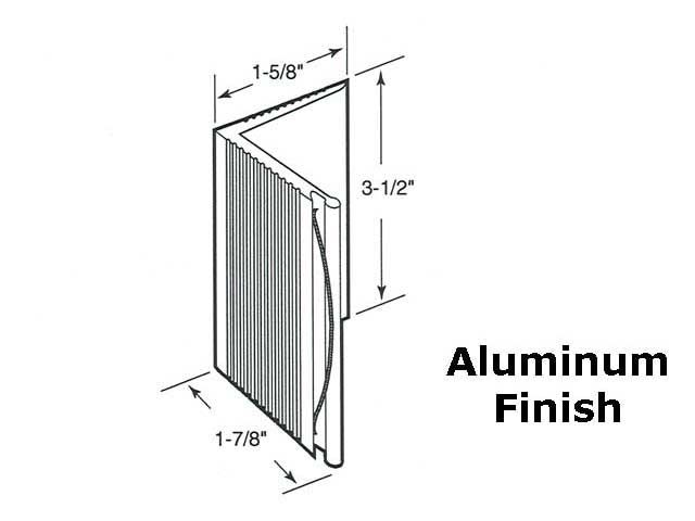 Latch and Pull - Vinyl and Aluminum Sash Hardware, Extruded Aluminum - Aluminum - Latch and Pull - Vinyl and Aluminum Sash Hardware, Extruded Aluminum - Aluminum