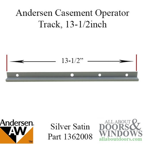 Andersen window - Perma shield CASEMENT Operator Channel / TRACK, 13-1/2 INCH, PSc 66-74 - Andersen window - Perma shield CASEMENT Operator Channel / TRACK, 13-1/2 INCH, PSc 66-74