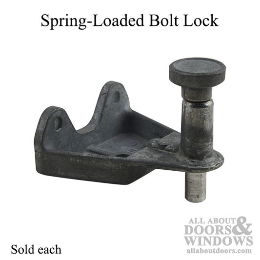 Vintage Sliding Window Spring-Loaded Bolt Lock